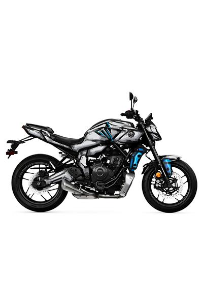YAMAHA MT 07 2025 CARTOON GRAPHİC KİT STİCKER SET