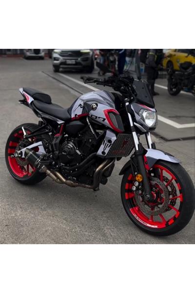 YAMAHA MT 07 DOUBLE COLOUR 2 FULL BODY STİCKER SET