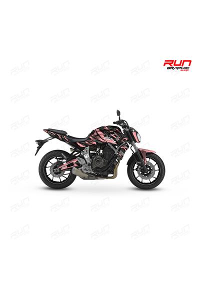 YAMAHA MT 07 GEN1 KAMUFLAJ GRAPHİC KİT STİCKER SET