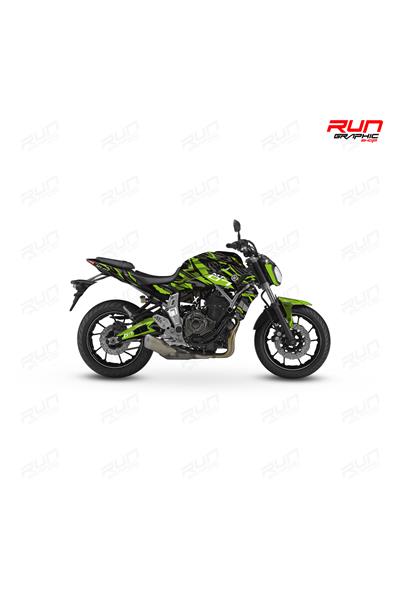YAMAHA MT 07 GEN1 KAMUFLAJ GRAPHİC KİT STİCKER SET