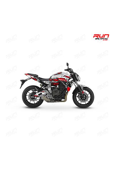 YAMAHA MT 07 GEN1 LİNE II GRAPHİC KİT STİCKER SET
