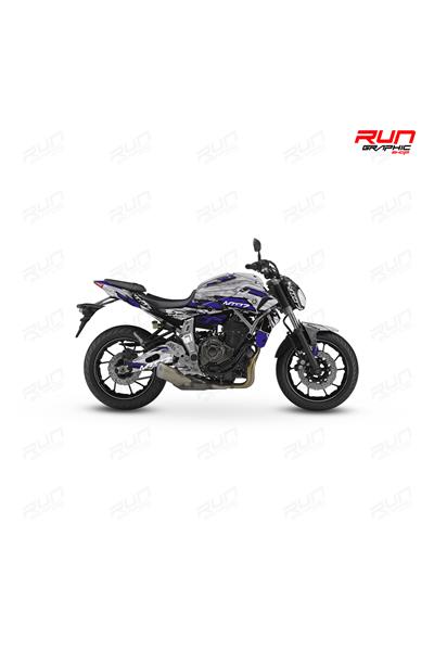 YAMAHA MT 07 GEN1 LİNE II GRAPHİC KİT STİCKER SET