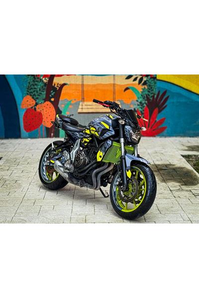 YAMAHA MT 07 GEN1 LİNE II GRAPHİC KİT STİCKER SET