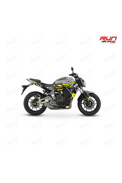 YAMAHA MT 07 GEN1 LİNE II GRAPHİC KİT STİCKER SET