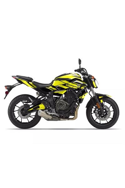YAMAHA MT 07 GEN1 MIXED GRAPHİC KİT STİCKER SET