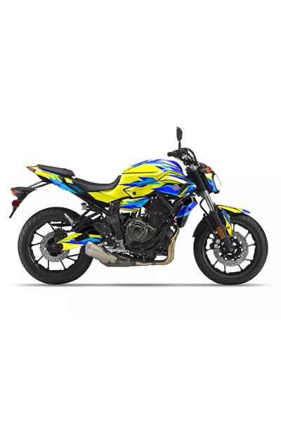 YAMAHA MT 07 GEN1 MIXED GRAPHİC KİT STİCKER SET