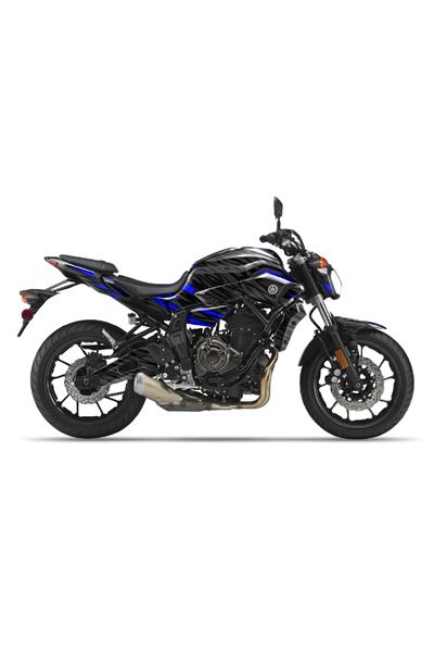 YAMAHA MT 07 GEN1 TRIANGLE GRAPHİC KİT STİCKER SET