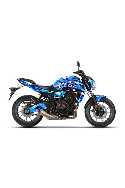 YAMAHA MT 07 GEN2 KAMUFLAJ GRAPHİC KİT STİCKER SET