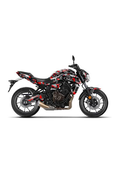 YAMAHA MT 07 GEN2 KAMUFLAJ GRAPHİC KİT STİCKER SET