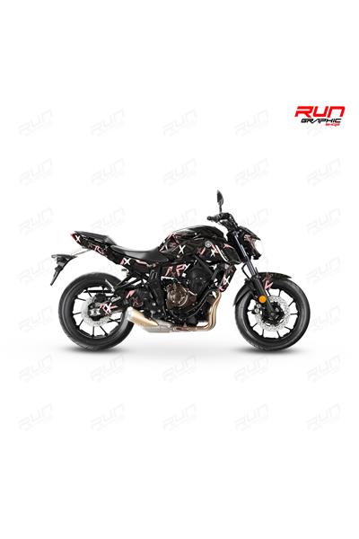 YAMAHA MT 07 GEN2 X GRAPHİC KİT STİCKER SET