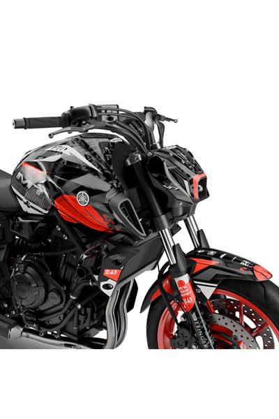YAMAHA MT 07 GEN3 JAPAN V2 GRAPHİC KİT STİCKER SET