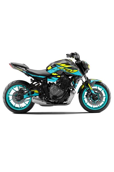 YAMAHA MT 07 GEN3 MİX GRAPHİC KİT STİCKER SET