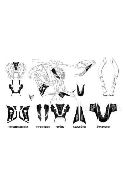 Yamaha MT-07 Japan 2020–2024 Compatible Sticker Set