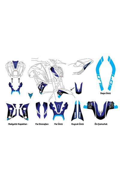 Yamaha MT-07 Japan 2020–2024 Compatible Sticker Set