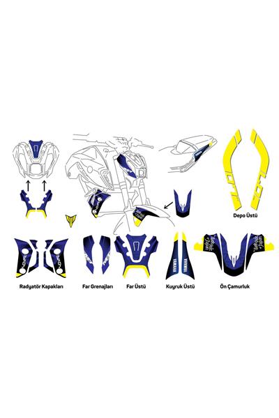 Yamaha MT-07 Japan 2020–2024 Compatible Sticker Set