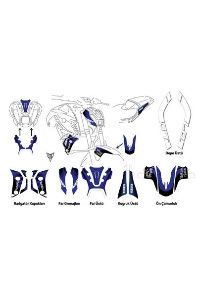 Yamaha MT-07 Japan 2020–2024 Compatible Sticker Set
