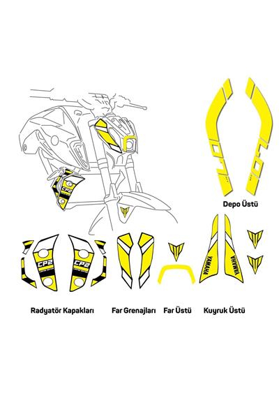 Yamaha MT-07 Compatible 2020–2024 Sticker Set