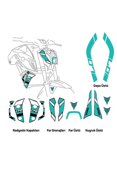 Yamaha MT-07 Compatible 2020–2024 Sticker Set