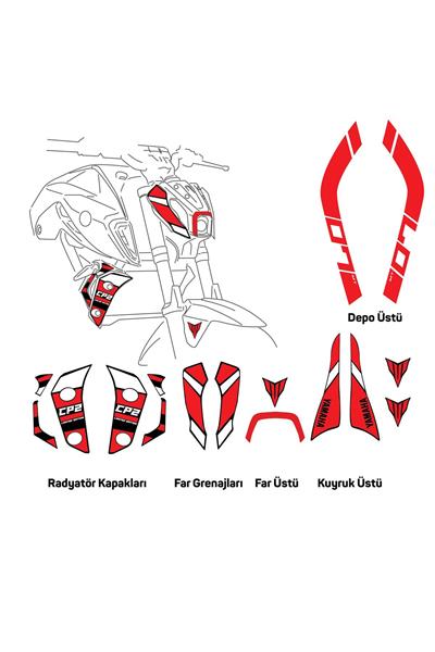 Yamaha MT-07 Compatible 2020–2024 Sticker Set