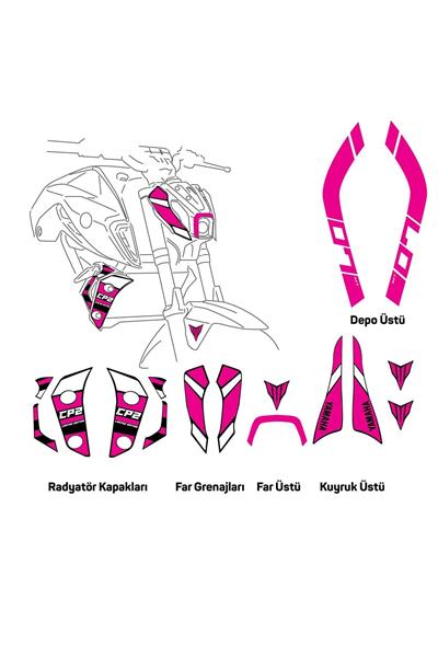 Yamaha MT-07 Compatible 2020–2024 Sticker Set