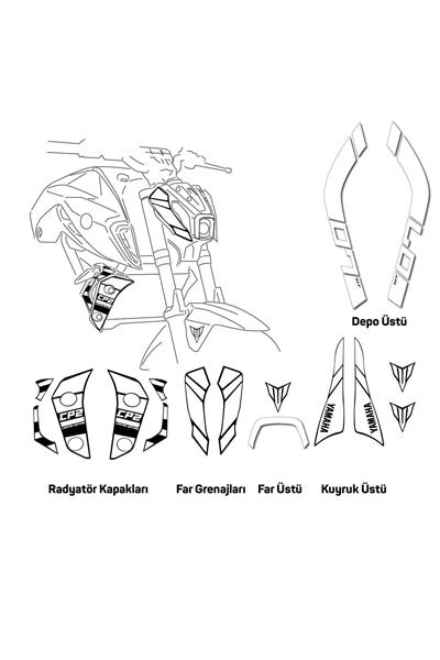 Yamaha MT-07 Compatible 2020–2024 Sticker Set