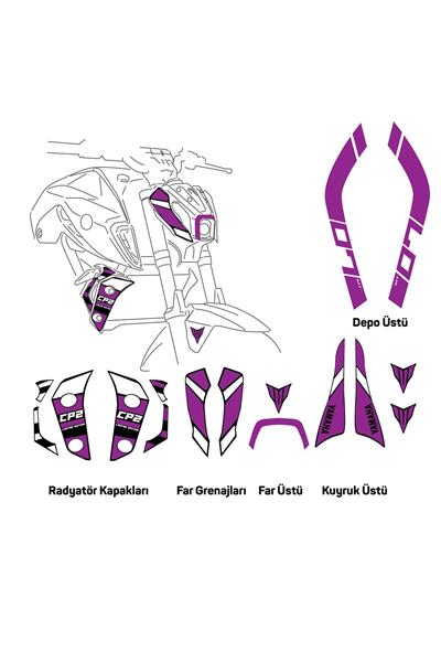 Yamaha MT-07 Compatible 2020–2024 Sticker Set