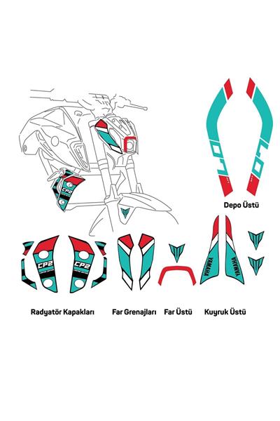 Yamaha MT-07 Compatible 2020–2024 Sticker Set