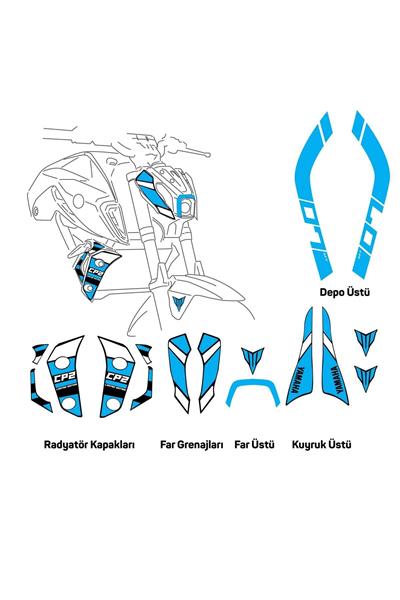 Yamaha MT-07 Compatible 2020–2024 Sticker Set