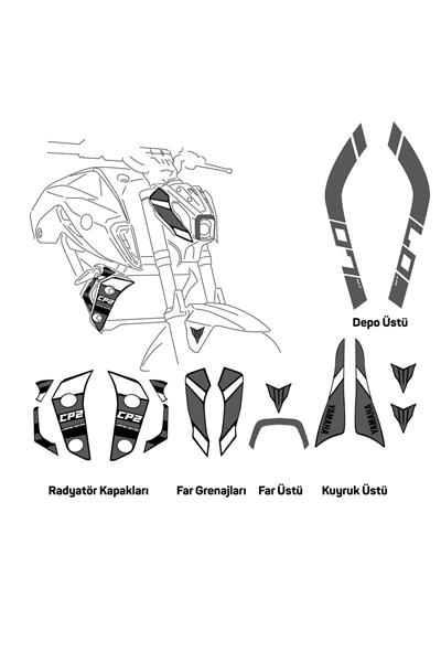 Yamaha MT-07 Compatible 2020–2024 Sticker Set