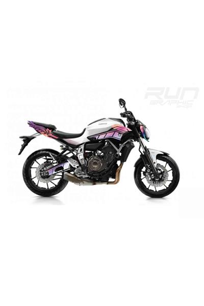 Yamaha MT 07 Compatible Hologram Sticker Set