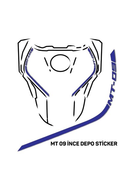 Yamaha MT-09 2014–2019 Slim Fuel Tank Sticker