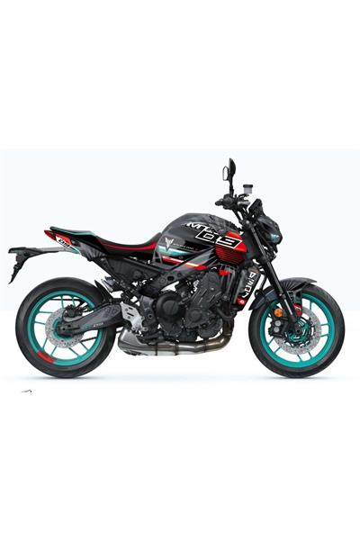 Yamaha MT-09 2020–2023 Compatible Darkside Sticker Set Full Body Kit