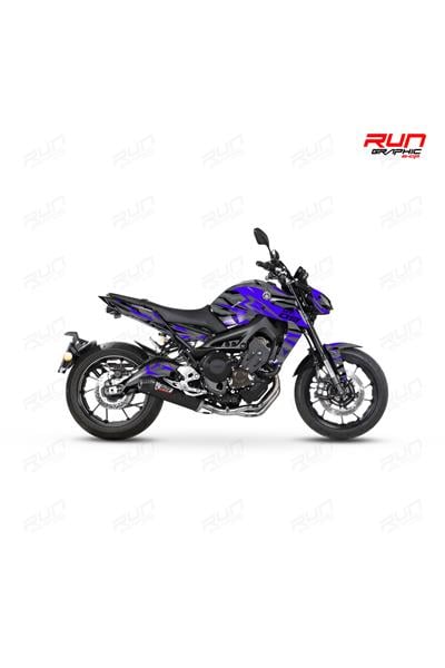 YAMAHA MT 09 GEN2 DIRECTION GRAPHİC KİT STİCKER SET