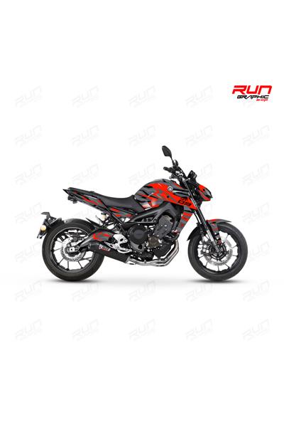YAMAHA MT 09 GEN2 DIRECTION GRAPHİC KİT STİCKER SET
