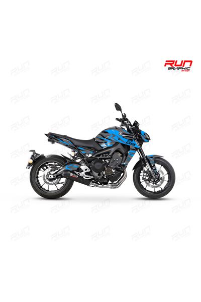 YAMAHA MT 09 GEN2 DIRECTION GRAPHİC KİT STİCKER SET