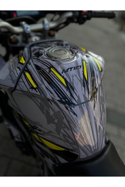 YAMAHA MT 10 GRAY YELLOW MDL 1 FULL STİCKER SET KIT
