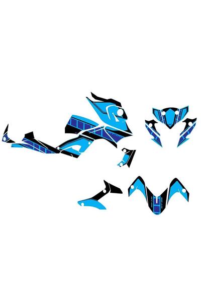 YAMAHA MT-25 2014-2018 A.MAVİ 2 STİCKER SET