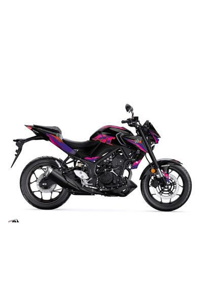 Yamaha MT-25 2019–2024 Purple-Pink Sticker Set Full Body Kit