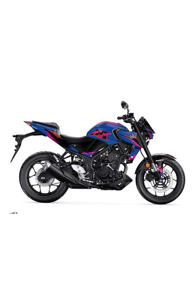 Yamaha MT-25 2019–2024 Purple-Pink Sticker Set Full Body Kit