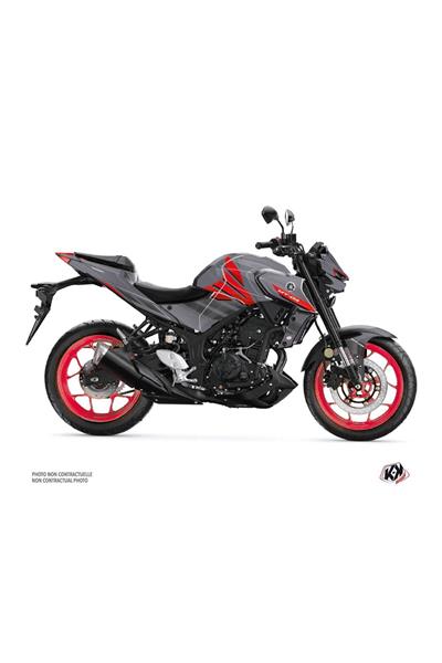 YAMAHA MT 25 2020-2023 DARK RED SPECİAL YAMAHA FULL STİCKER SET BODY KİT Uyumlu