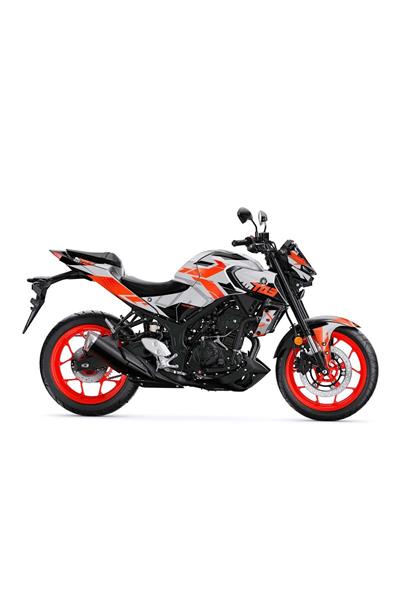 YAMAHA MT 25 2020-2023 GREY CKGN FULL STİCKER SET BODY KİT Uyumlu