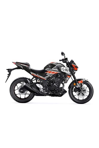 YAMAHA MT 25 2020-2023 Uyumlu GRİ LİNE FULL STİCKER SET BODY KİT