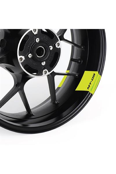 Yamaha MT-09 Motorcycle Wheel Detail Sticker