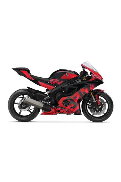 YAMAHA R6 17-24 MIXED GRAPHİC KİT STİCKER SET