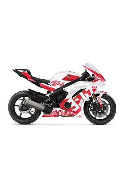 YAMAHA R6 17-24 MIXED GRAPHİC KİT STİCKER SET