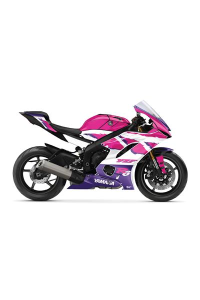 YAMAHA R6 17-24 MIXED GRAPHİC KİT STİCKER SET