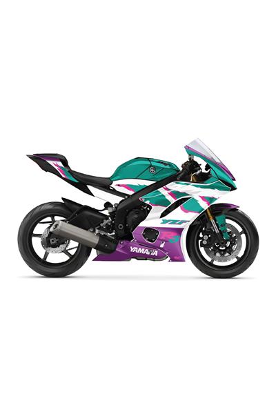 YAMAHA R6 17-24 MIXED GRAPHİC KİT STİCKER SET
