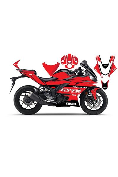 YAMAHA YZF-R25 2019–2024 GYTR FULL BODY STICKER SET COMPATIBLE