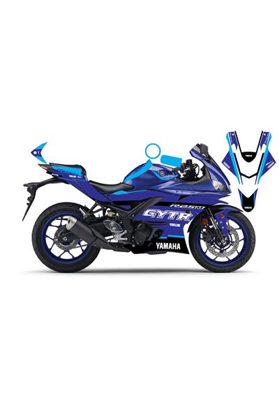 YAMAHA YZF-R25 2019–2024 GYTR FULL BODY STICKER SET COMPATIBLE