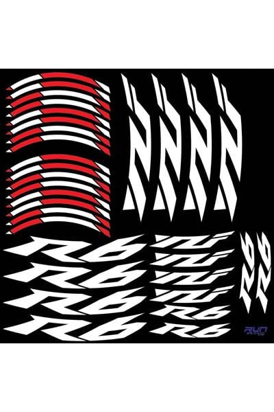 Yamaha YZF R6 Red Rim Stripe Sticker